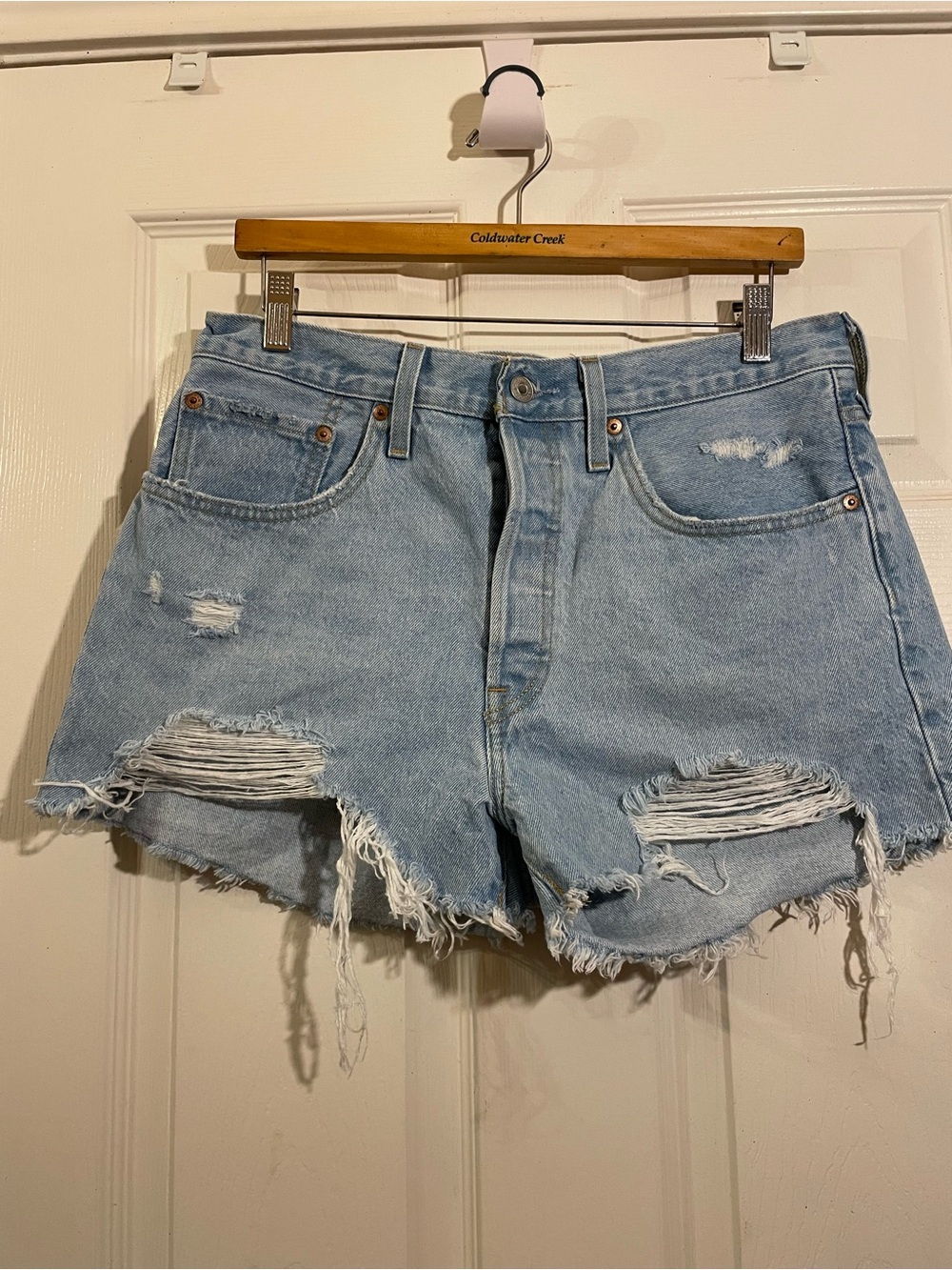 Rare vintage Levi’s 501 original denim shorts for women’s